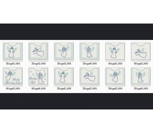 ITH Stickserie - Mini Hüllen Engel